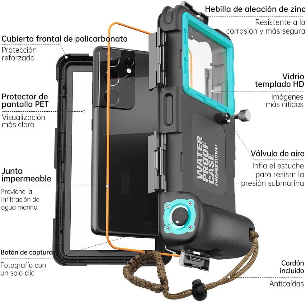 Funda Sumergible Universal para Móvil – Hasta 15m | Blue Moment